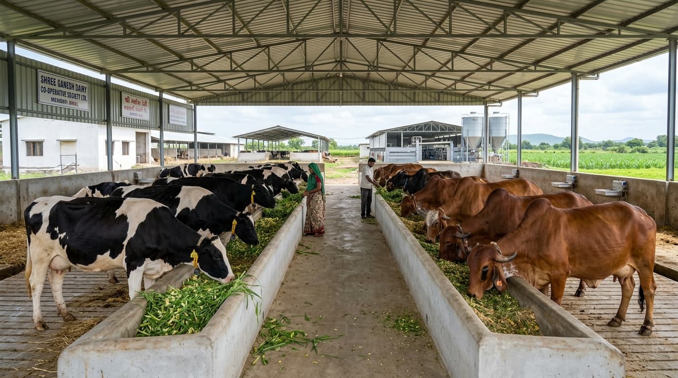 High-Yield Cattle Dairy & Milk Farming
